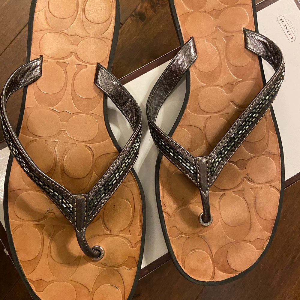 Coach Flip-Flops, women’s size 8.5